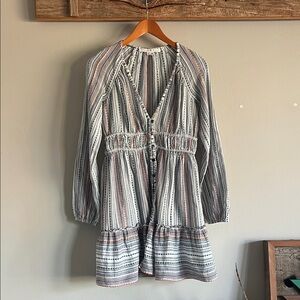 Veronica Beard Long Sleeve Mini Dress XS